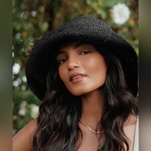 Crochet Raffia Sun Hat